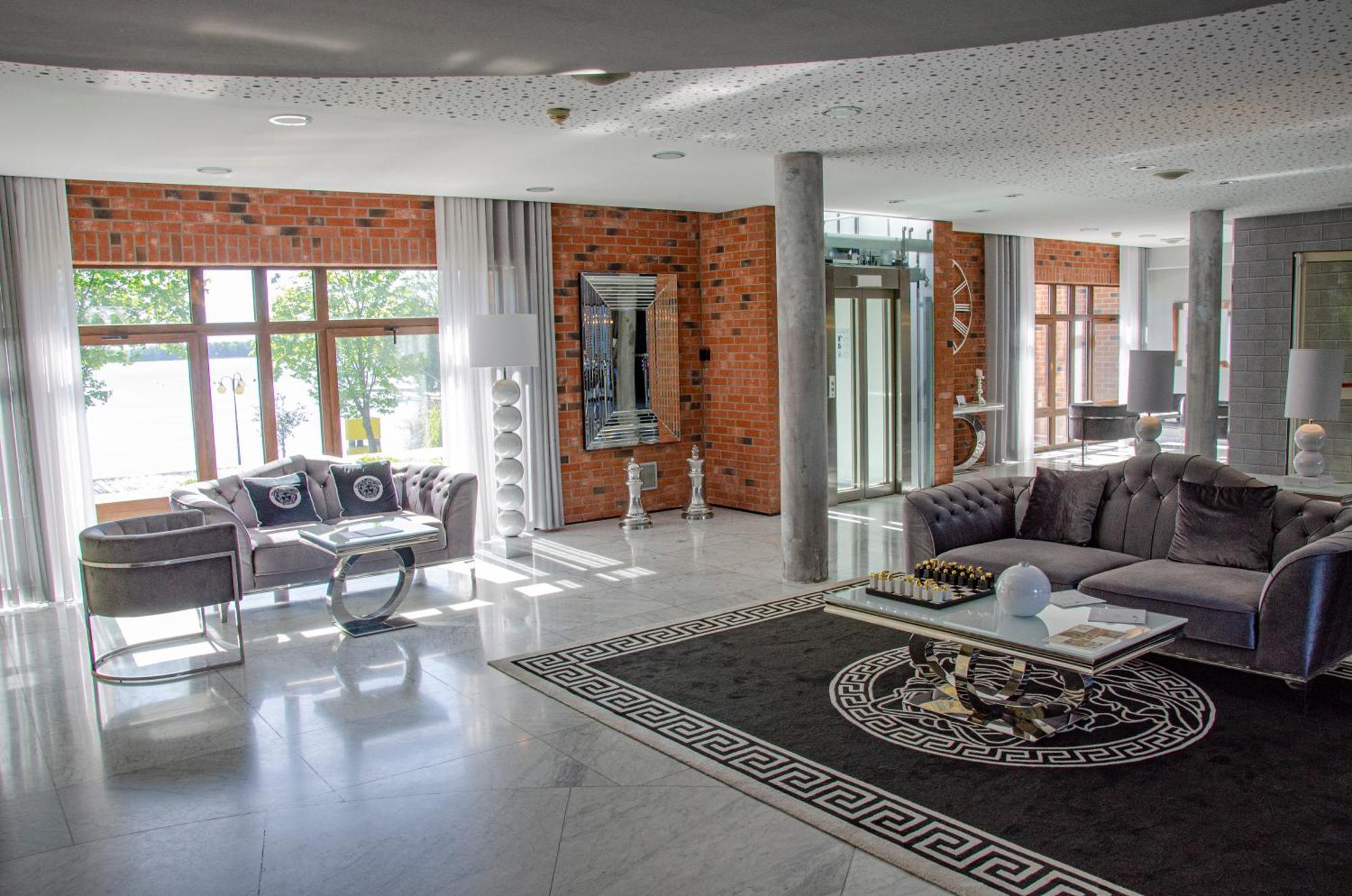 Willa Port Ostróda Exteriér fotografie Interior of the hotel
